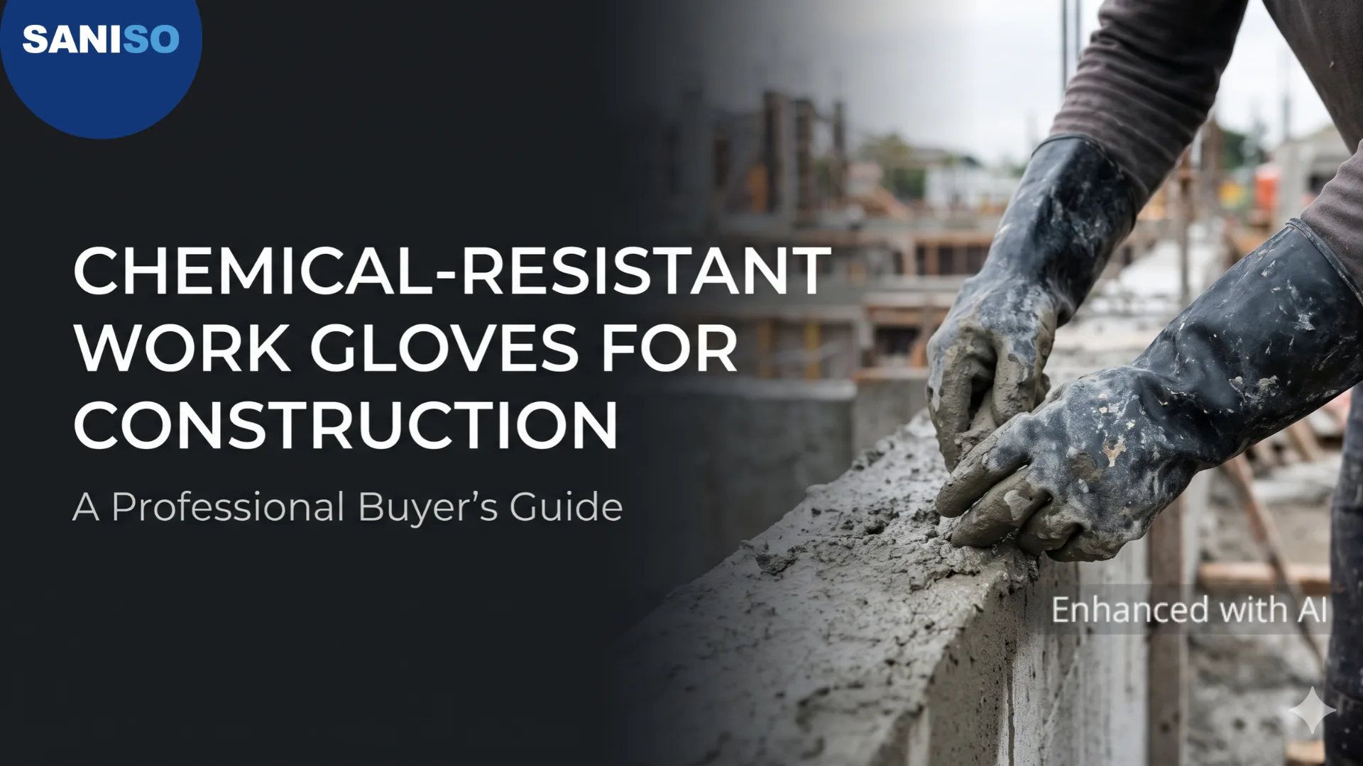 Chemical-Resistant Work Gloves for Construction | Saniso